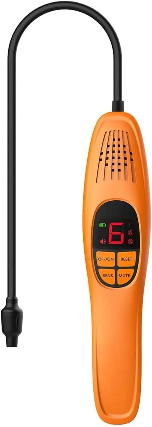 Professional Refrigerant Leak Detector for R134A R410A R1234YF R600a R290 CFCs HCFCs HFCs HCs HFOs, Automotive Freon Sniffer
Professional Refrigerant Leak Detector for R134A R410A R1234YF R600a R290 CFCs HCFCs HFCs HCs HFOs, Automotive Freon Sniffer