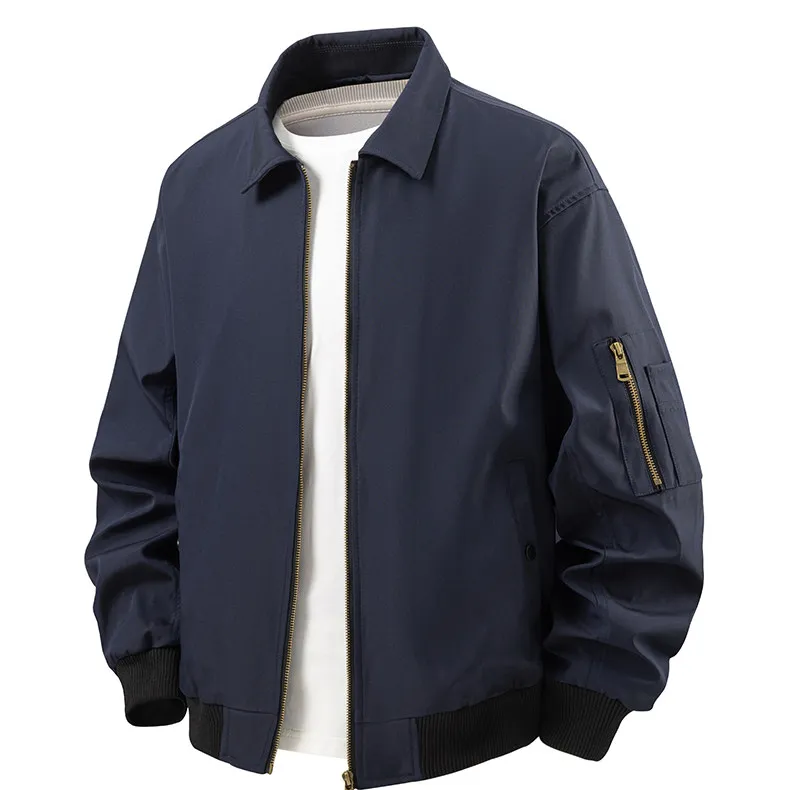American Zipper Workwear Men's Jacket Flip Collar Flying Top Retro Style Flying Thickened Warm Clip Cotton Jacket Men's Clothes
American Zipper Workwear Men's Jacket Flip Collar Flying Top Retro Style Flying Thickened Warm Clip Cotton Jacket Men's Clothes