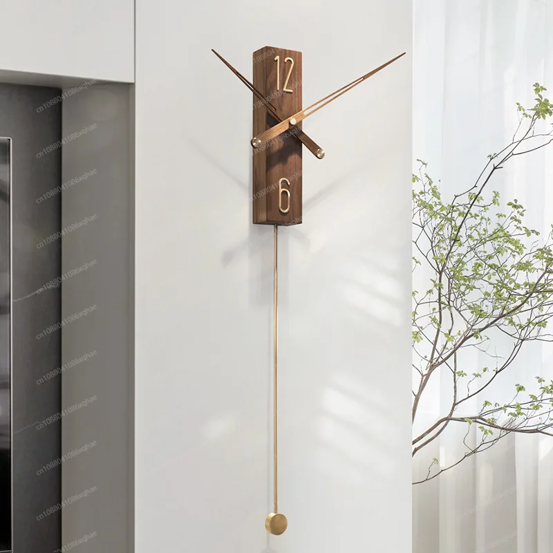 Modern minimalist living room decorative wall clock creative fashion Spanish clock home simple light luxury walnut clock
Modern minimalist living room decorative wall clock creative fashion Spanish clock home simple light luxury walnut clock