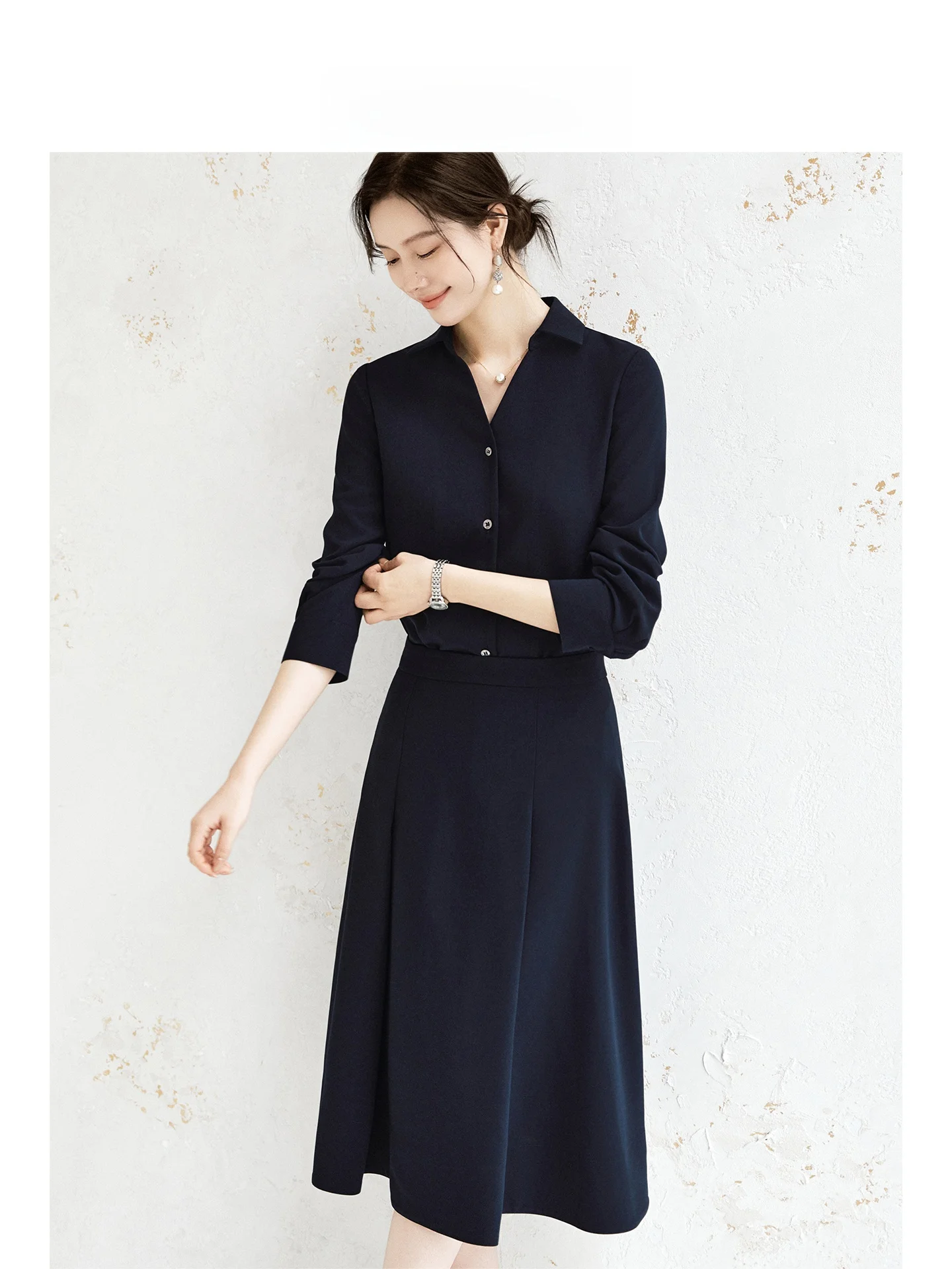 Ele Profional OFFIY Women's irt Skirt Set Mid-Length Sli Ensemble Breathable Polyester Fiber Long Sve
Ele Profional OFFIY Women's irt Skirt Set Mid-Length Sli Ensemble Breathable Polyester Fiber Long Sve