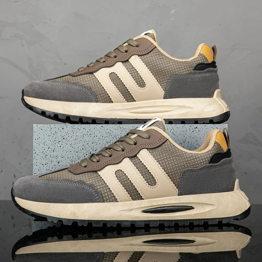 Spring 2026 Men's Running Casual Shoes Lightweight Soft Bottom Fashionable Dad Sneakers Breathable All-Match Rubber Sole
Spring 2026 Men's Running Casual Shoes Lightweight Soft Bottom Fashionable Dad Sneakers Breathable All-Match Rubber Sole