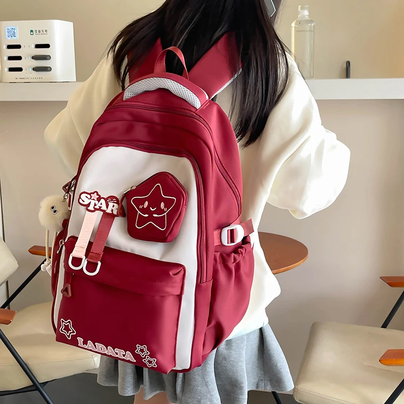 Ultra-Lightback Support School Bag for Primary And Middle School Girls Large Capacity Backpack Comfortable Double Shoulder Bag
Ultra-Lightback Support School Bag for Primary And Middle School Girls Large Capacity Backpack Comfortable Double Shoulder Bag