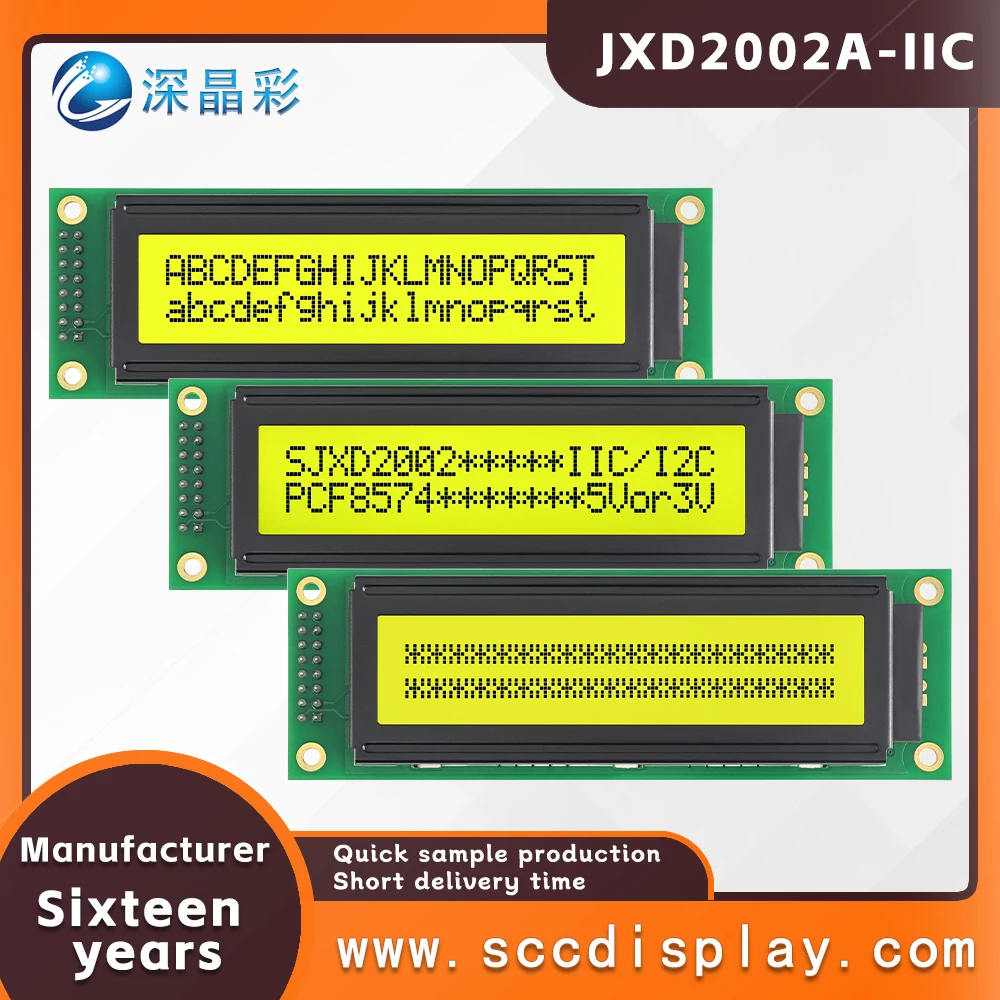 Русский язык IIC/I2C ЖК-дисплей 20*2 символов матричный экран JXD2002A-IIC STN желтый положительный с подсветкой модуль LCM дисплея
Русский язык IIC/I2C ЖК-дисплей 20*2 символов матричный экран JXD2002A-IIC STN желтый положительный с подсветкой модуль LCM дисплея