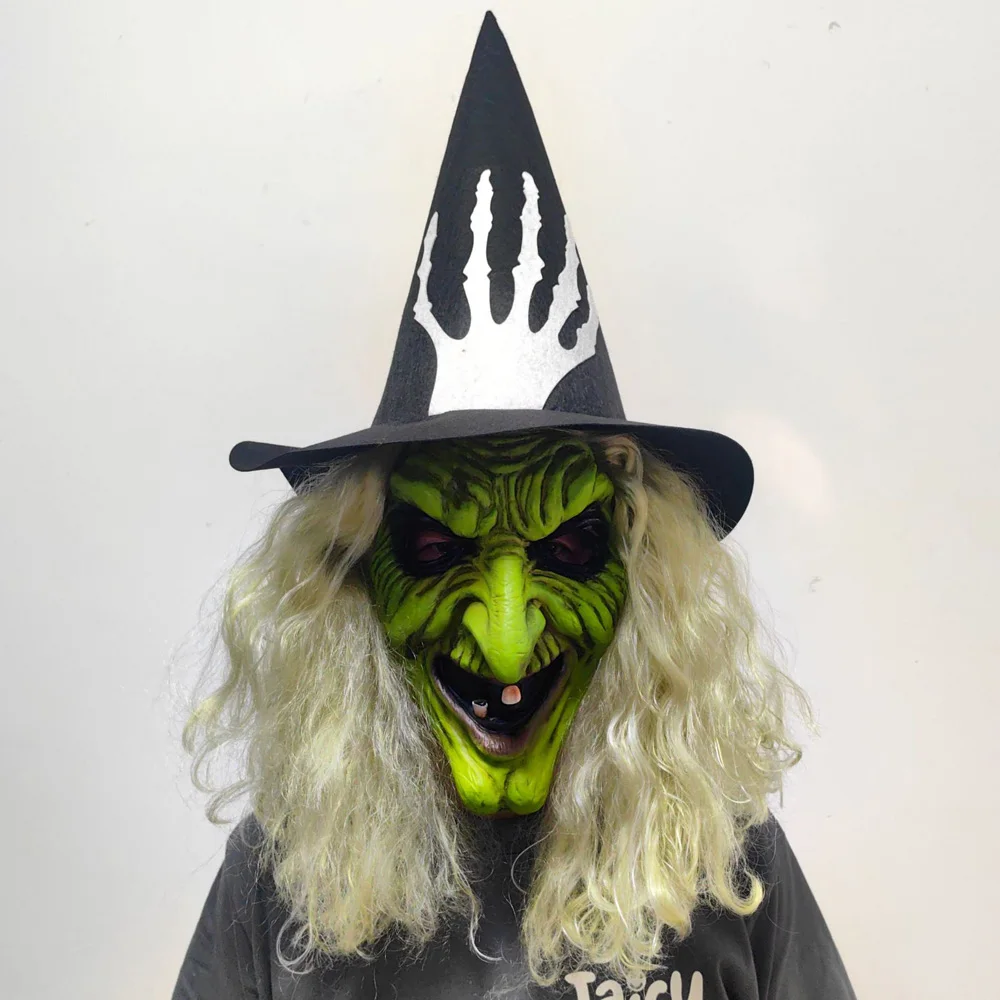 Green Face Witches Mask Cosplay Sorceress Old Nana Grandma Hat Latex Masks Halloween Carnival Dress Up Party Costume Props Gifts
Green Face Witches Mask Cosplay Sorceress Old Nana Grandma Hat Latex Masks Halloween Carnival Dress Up Party Costume Props Gifts