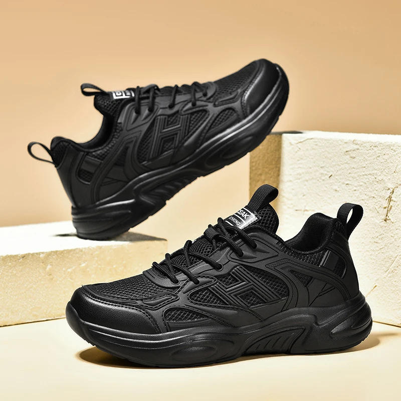 Men Daily Commute Athletic Trainers Summer Open Perforated Mesh Shock Absorb Insole Non Slip Casual Sport Footwear
Men Daily Commute Athletic Trainers Summer Open Perforated Mesh Shock Absorb Insole Non Slip Casual Sport Footwear