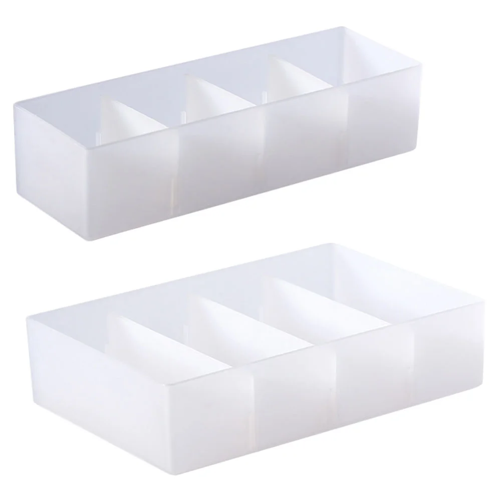 2 Pcs Storage Box Multi-purpose Case Make up Stationery Underwear Organizer Desktop Tpu Household Space-saving
2 Pcs Storage Box Multi-purpose Case Make up Stationery Underwear Organizer Desktop Tpu Household Space-saving