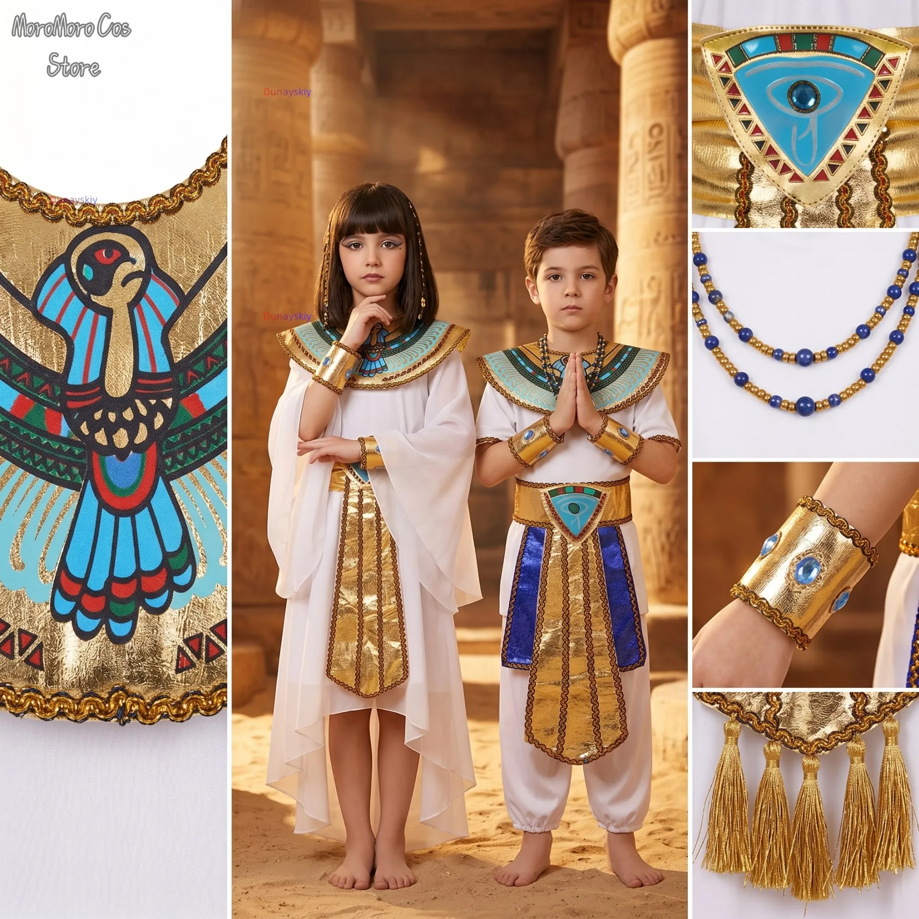 2026 New Halloween Cosplay Egypt Princess Prince New Year Carnival Party Dress Egyptian Pharaoh Cleopatra Costumes
2026 New Halloween Cosplay Egypt Princess Prince New Year Carnival Party Dress Egyptian Pharaoh Cleopatra Costumes