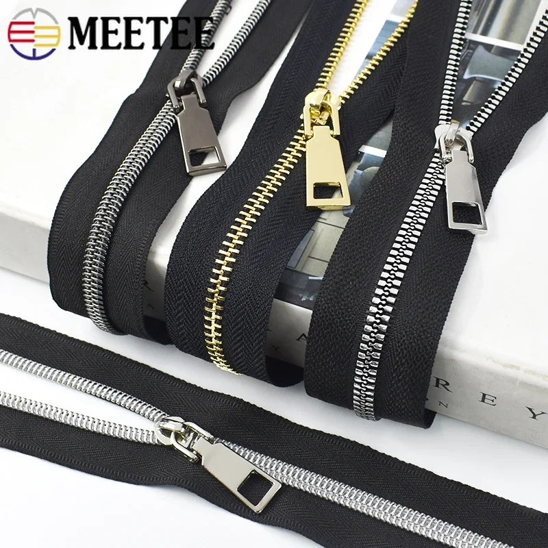 1-10Meter 5# Metal/Nylon/Resin Zippers Tape By The Meter with Zip Puller Sliders for Sewing Bag Clothes Repair Kits Accessoriess
1-10Meter 5# Metal/Nylon/Resin Zippers Tape By The Meter with Zip Puller Sliders for Sewing Bag Clothes Repair Kits Accessoriess