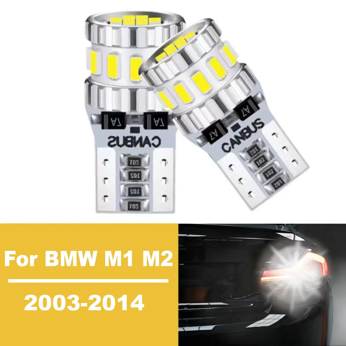 2PC T10 W5W LED Parking Interior Light For BMW E82 E87 E88 F20 F21 F45 F22 F87 116 118 120 123 130 2003 2005 2008 2010 2012 2014
2PC T10 W5W LED Parking Interior Light For BMW E82 E87 E88 F20 F21 F45 F22 F87 116 118 120 123 130 2003 2005 2008 2010 2012 2014