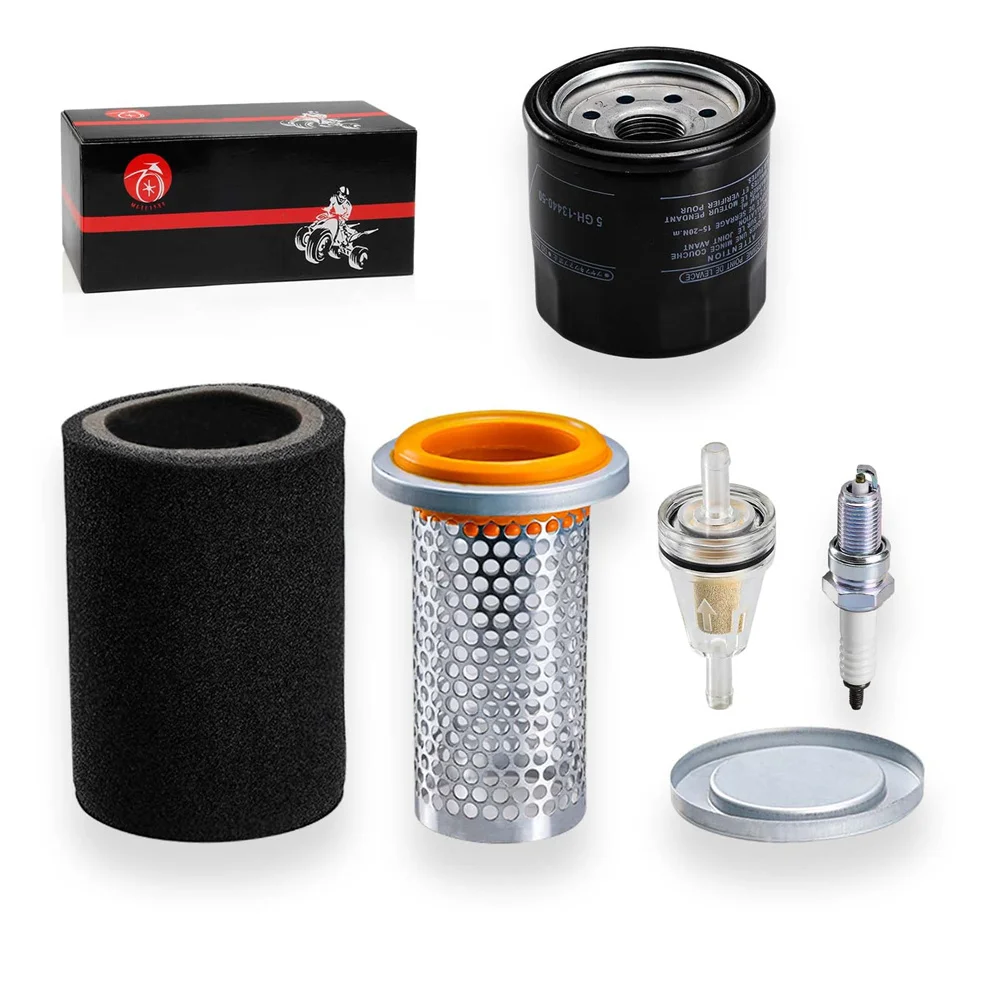 Air Filter & Guide Cage Cap Oil Filter Kit For Yamaha Grizzly 350 400 450 Bruin 350 Kodiak 400 Wolverine 350 450 5UH-E4458-00-00
Air Filter & Guide Cage Cap Oil Filter Kit For Yamaha Grizzly 350 400 450 Bruin 350 Kodiak 400 Wolverine 350 450 5UH-E4458-00-00