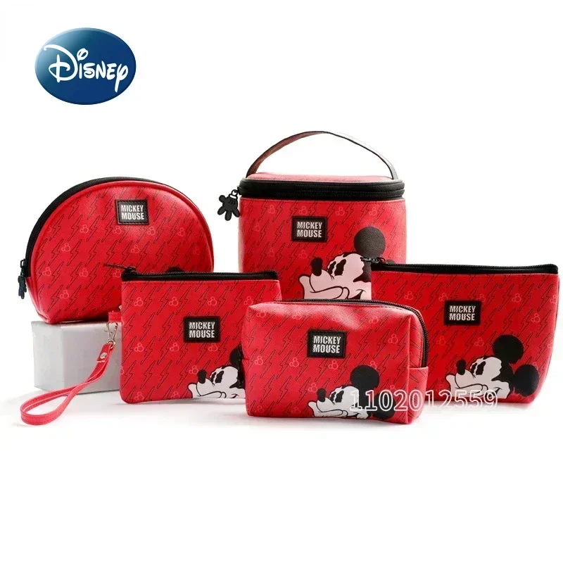Disney Mickey New Cosmetic Bag Multifunctional 5-piece Storage Cosmetic Bag Pvc Fashion Trend Travel Storage Toiletry Bag
Disney Mickey New Cosmetic Bag Multifunctional 5-piece Storage Cosmetic Bag Pvc Fashion Trend Travel Storage Toiletry Bag
