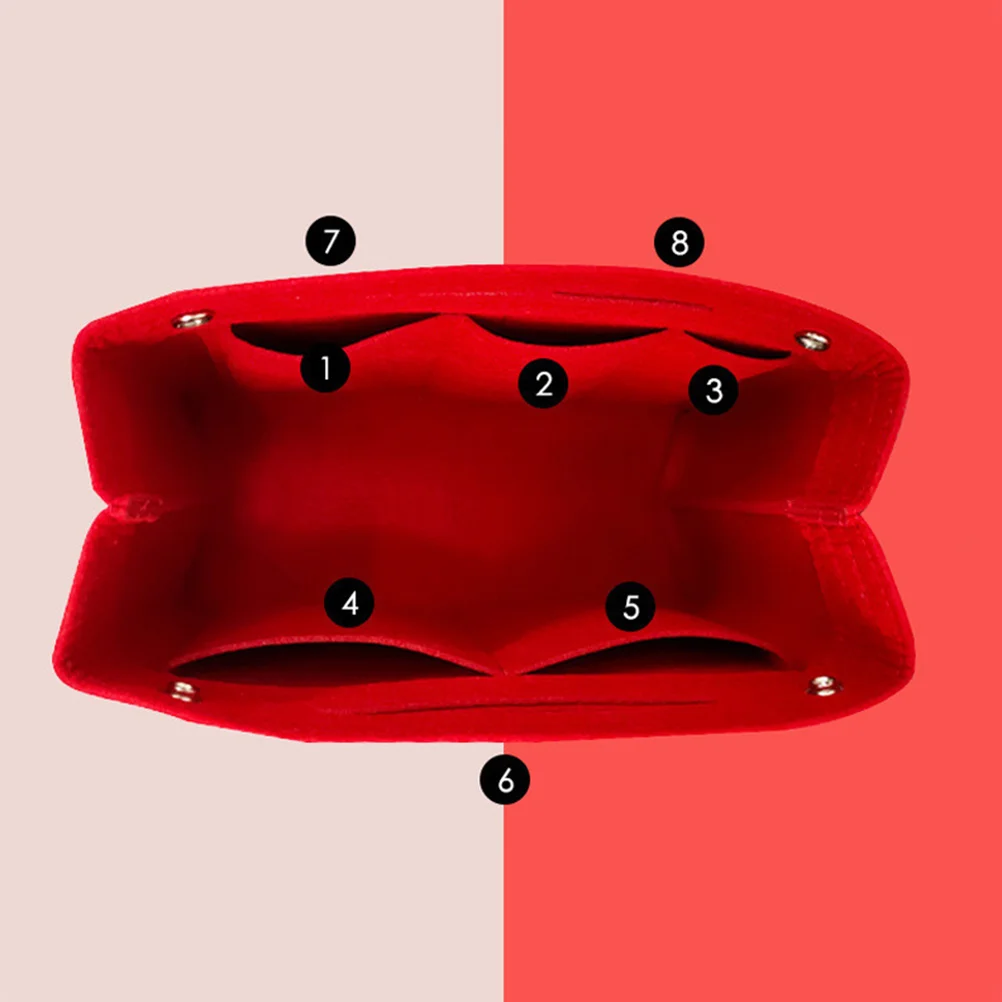 Felt Purse Organizer Insert Multi Pockets Handbag Storage Divider Tote Bag Organizer Large Capacity Makeup Bag Insert
Felt Purse Organizer Insert Multi Pockets Handbag Storage Divider Tote Bag Organizer Large Capacity Makeup Bag Insert