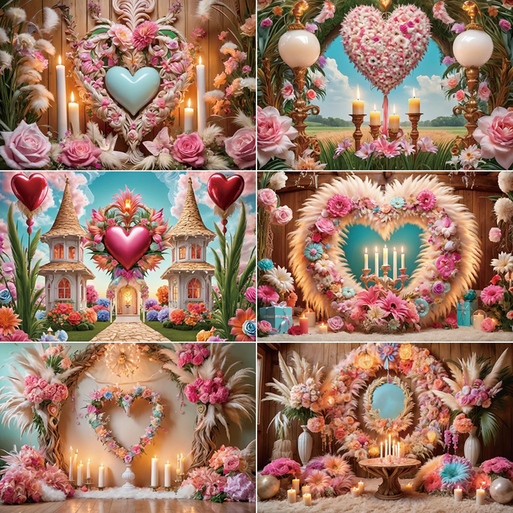 MOON.QG Happy Valentine's Day 2025 Background Photography Heart Rose Candle February 14 Backdrop Women Birthday Photocall Props
MOON.QG Happy Valentine's Day 2025 Background Photography Heart Rose Candle February 14 Backdrop Women Birthday Photocall Props
