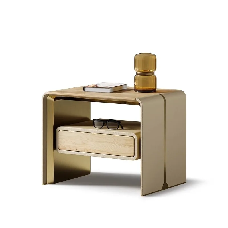 Italian minimalist bedside table villa household bedroom locker modern light luxury high-end storage solid wood bedside table
Italian minimalist bedside table villa household bedroom locker modern light luxury high-end storage solid wood bedside table