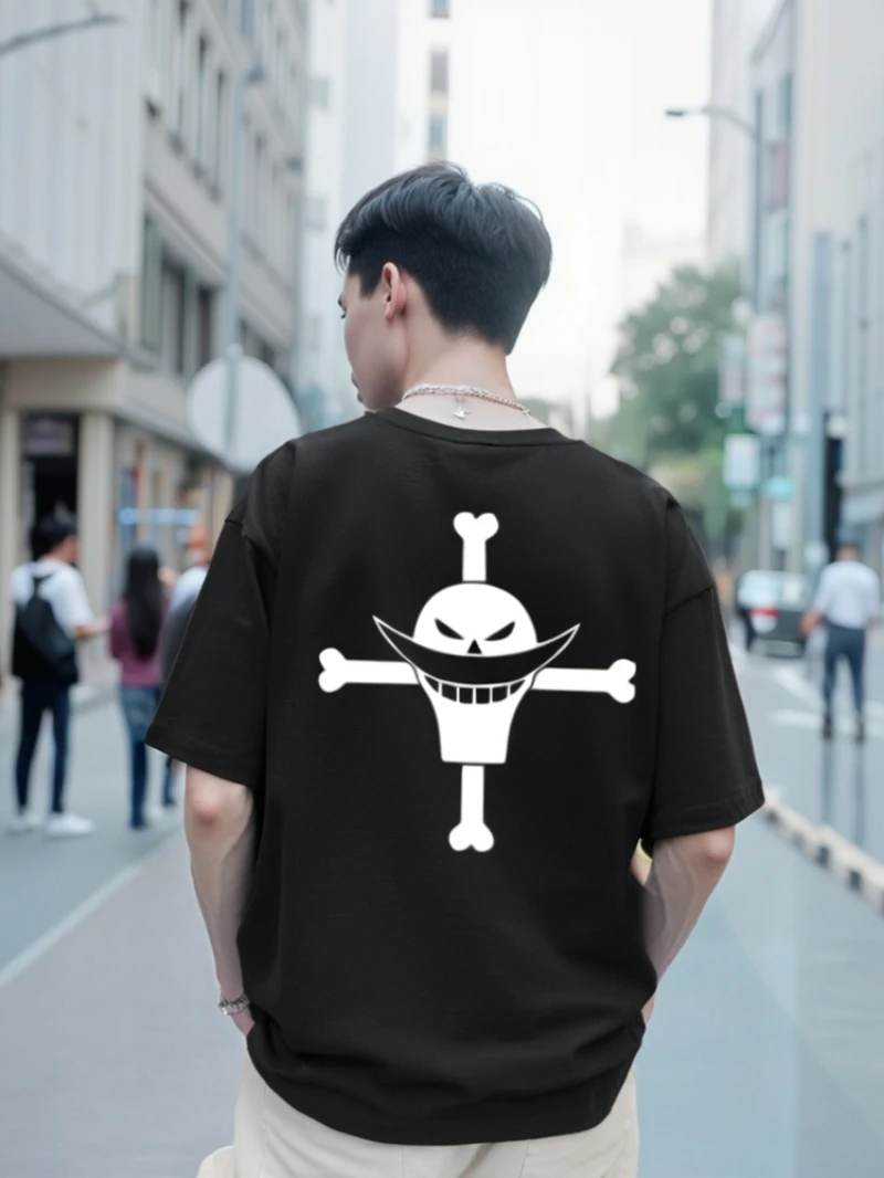 Men's T-Shirt Skull Crossbones Print Urban Streetwear Oversized Cotton Edgy Rebel Style Casual Street Fashion Bold Design
Men's T-Shirt Skull Crossbones Print Urban Streetwear Oversized Cotton Edgy Rebel Style Casual Street Fashion Bold Design