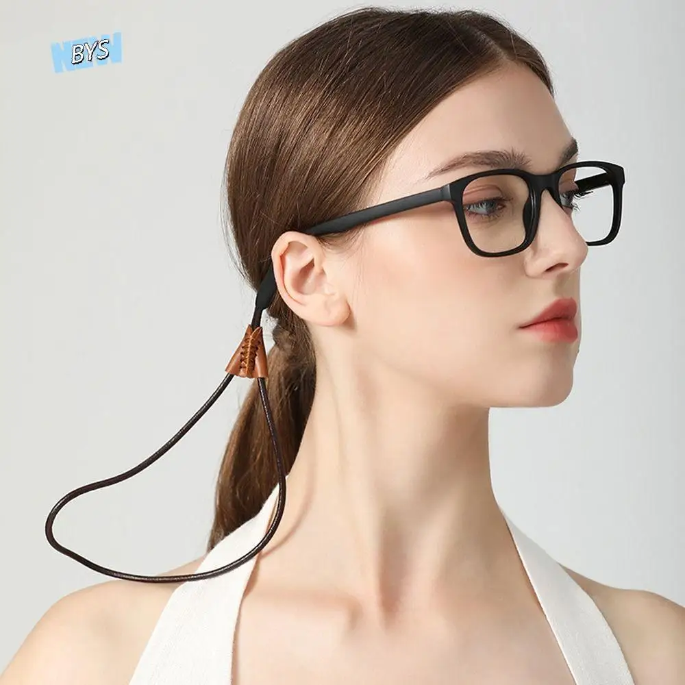 Glasses Chain Eyewear Holder Eyeglasses Cord Holders Anti-lost PU Leather Eyewear Chain Sunglasses String Rope Eyeglasses Strap
Glasses Chain Eyewear Holder Eyeglasses Cord Holders Anti-lost PU Leather Eyewear Chain Sunglasses String Rope Eyeglasses Strap