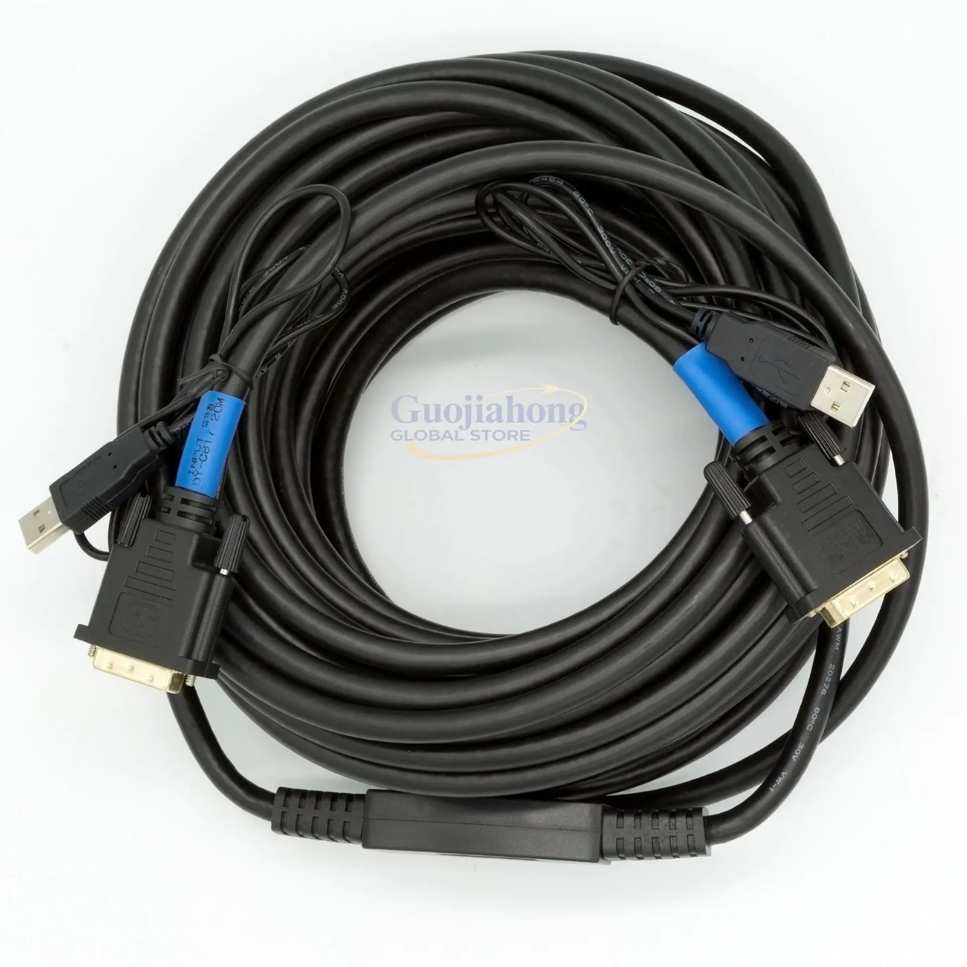 DVI line 24 + 1 30m all copper strip IC chip signal amplifier display high-resolution video engineering line 3D
DVI line 24 + 1 30m all copper strip IC chip signal amplifier display high-resolution video engineering line 3D