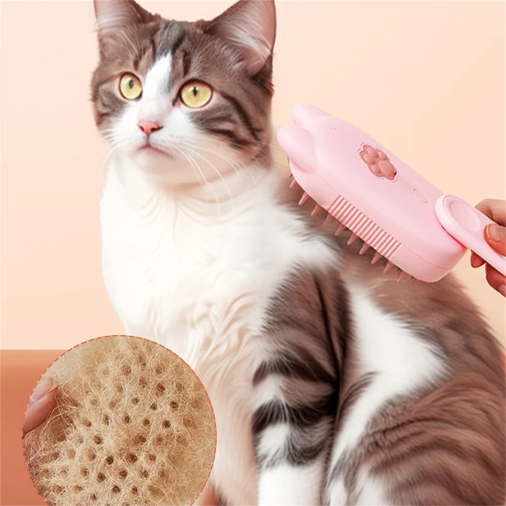 Cat Steam Brush Pet Spray Hair Removal Comb For Multifunctional Cat Dog Hair Brush For Removing Tangled And Loose Hair
Cat Steam Brush Pet Spray Hair Removal Comb For Multifunctional Cat Dog Hair Brush For Removing Tangled And Loose Hair