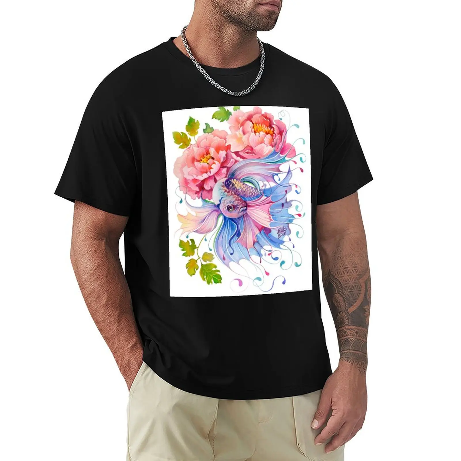 Flower Fish #1 T-Shirt shirts graphic summer tops vintage anime shirt heavyweight t shirts for men
Flower Fish #1 T-Shirt shirts graphic summer tops vintage anime shirt heavyweight t shirts for men