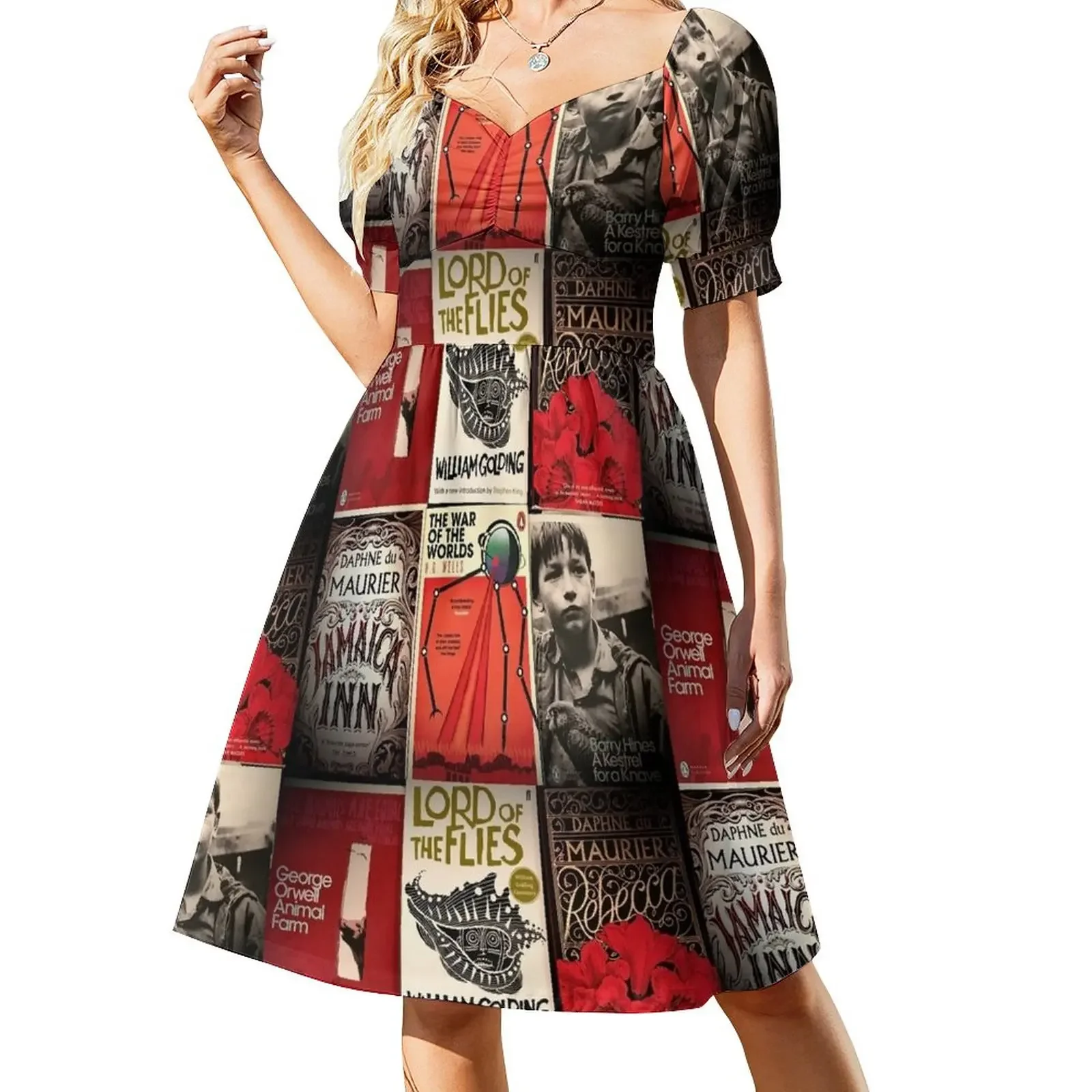 Classic Book Covers Short-Sleeved Dress dresses for prom wedding dresses for woman Women's summer dresses
Classic Book Covers Short-Sleeved Dress dresses for prom wedding dresses for woman Women's summer dresses
