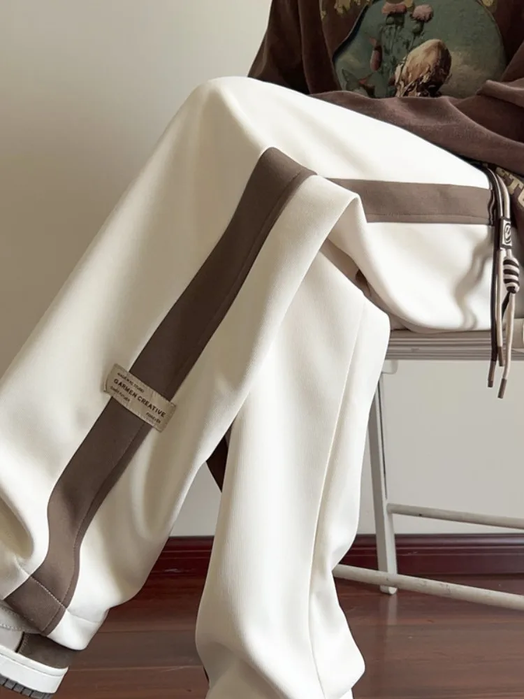 Мужские прямые спортивные брюки свободного кроя в американском уличном стиле, модные повседневные брюки для осени
Мужские прямые спортивные брюки свободного кроя в американском уличном стиле, модные повседневные брюки для осени