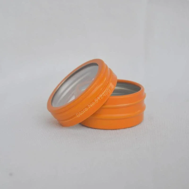 10g Round Aluminum Box Tin Cans With Window Screw Top Lid Beard Lip Balm Oil Craem Empty Can Cosmetic Container Jewelry Storage
10g Round Aluminum Box Tin Cans With Window Screw Top Lid Beard Lip Balm Oil Craem Empty Can Cosmetic Container Jewelry Storage