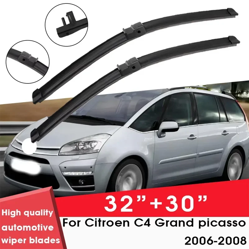 Car Wiper Blade For Citroen C4 Grand picasso 2006-2008 32"+ 30" Windshield Windscreen Clean Naturl Rubber Cars Accessories
Car Wiper Blade For Citroen C4 Grand picasso 2006-2008 32"+ 30" Windshield Windscreen Clean Naturl Rubber Cars Accessories