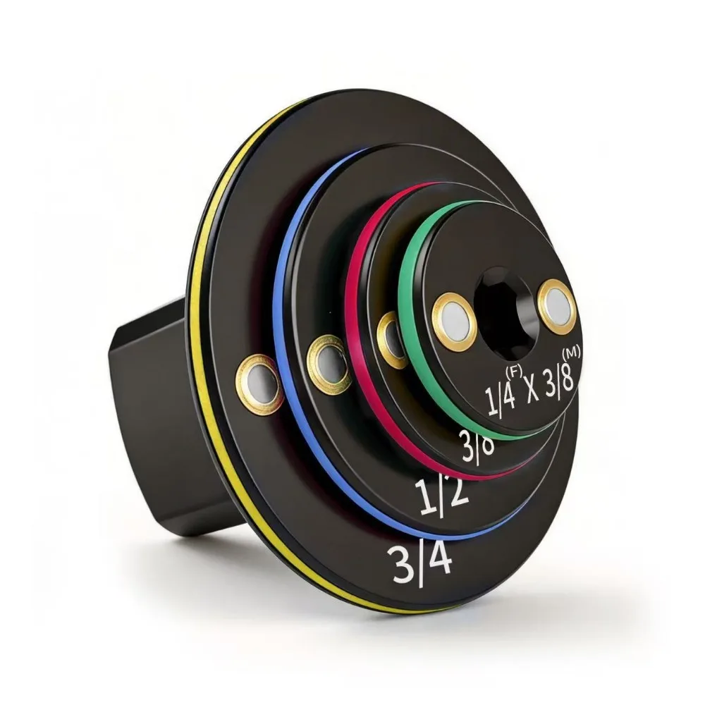 Heavy Duty Ratchet Converter Color-Coded Magnetic Stubby Drive Ratchet Adapters Impact Resistant Stop Dropping
Heavy Duty Ratchet Converter Color-Coded Magnetic Stubby Drive Ratchet Adapters Impact Resistant Stop Dropping
