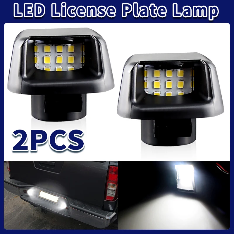 2 шт. белые светодиодные фонари номерного знака автомобиля для Nissan Navara D40 Frontier Armada Titan Xterra Suzuki Equator, автомобильные аксессуары
2 шт. белые светодиодные фонари номерного знака автомобиля для Nissan Navara D40 Frontier Armada Titan Xterra Suzuki Equator, автомобильные аксессуары