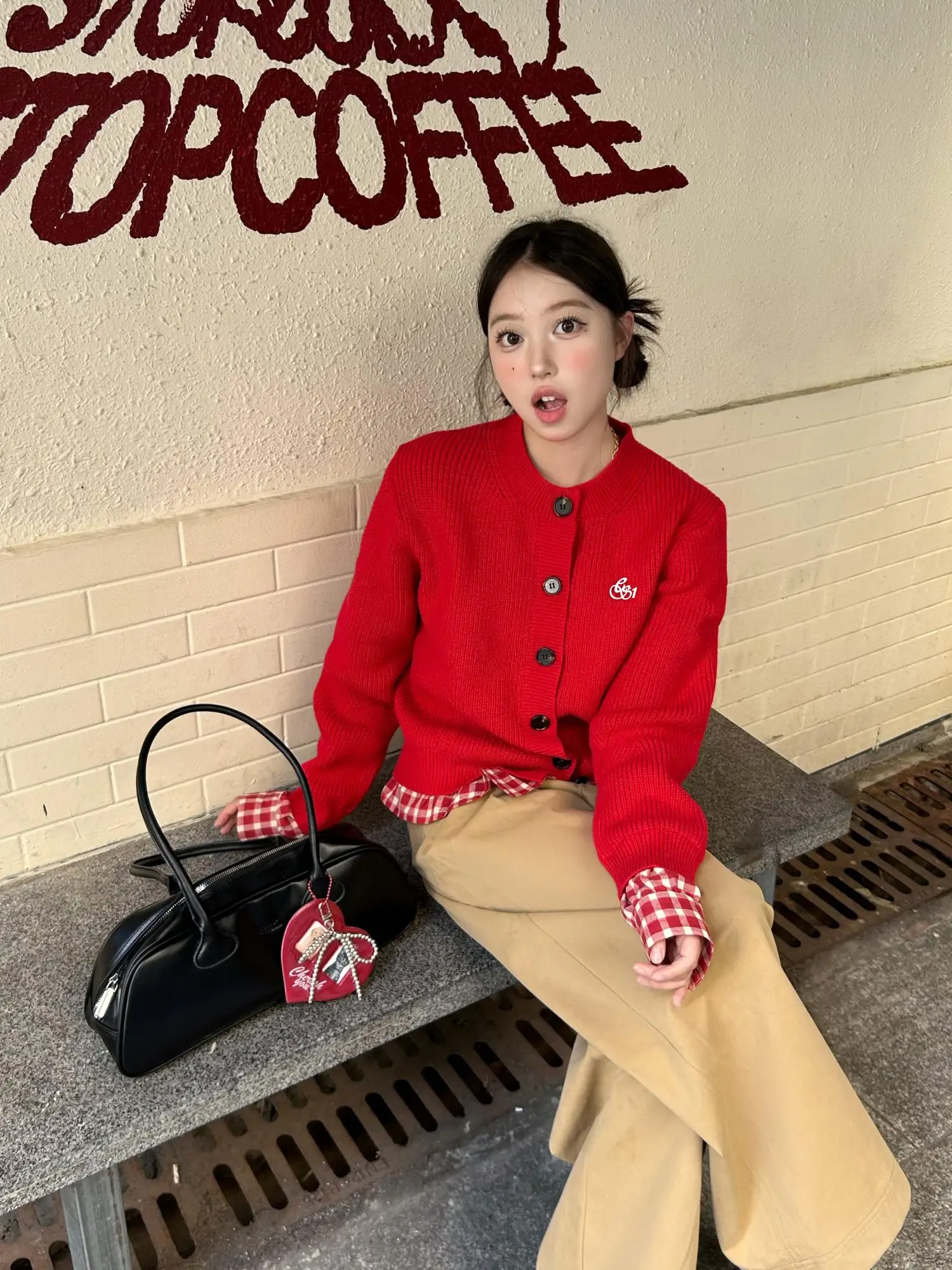 Red Knitted Plaid Color Blo Sweater Versatile Design Commute Sle Long Sve round Ne Regular Length Autumn Season Faion
Red Knitted Plaid Color Blo Sweater Versatile Design Commute Sle Long Sve round Ne Regular Length Autumn Season Faion
