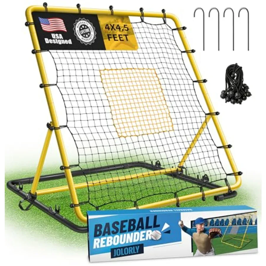 Heavy Duty Baseball Rebounder Net Fielding Trainer Pro Softball Pitch Back Bounce Pitchback for Ground Line Drive Fly Ball Retu
Heavy Duty Baseball Rebounder Net Fielding Trainer Pro Softball Pitch Back Bounce Pitchback for Ground Line Drive Fly Ball Retu
