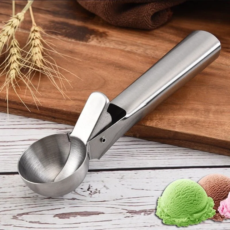 Stainless Steel Ice Cream Scoops, Ice Cream Scoops, Watermelon Baller, Non-Stick Fruit Dessert Spoon, Kitchen Tools
Stainless Steel Ice Cream Scoops, Ice Cream Scoops, Watermelon Baller, Non-Stick Fruit Dessert Spoon, Kitchen Tools