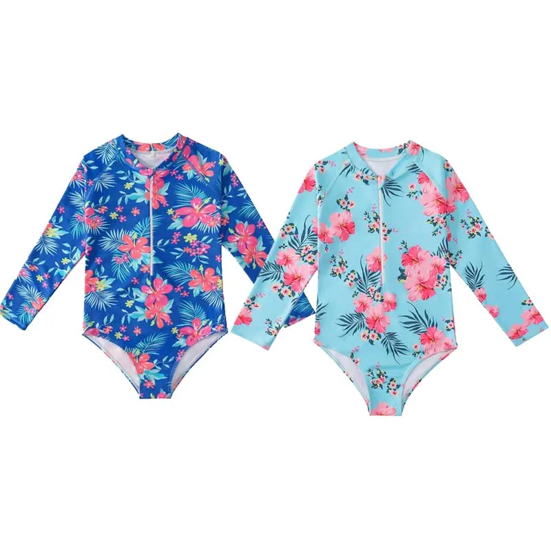 Summer Girls Swimwear Swimsuit with Zipper Floral Long Sleeve Seaside Beachwear Swimwear Bodysuit Clothes Christmas Swim Costume
Summer Girls Swimwear Swimsuit with Zipper Floral Long Sleeve Seaside Beachwear Swimwear Bodysuit Clothes Christmas Swim Costume