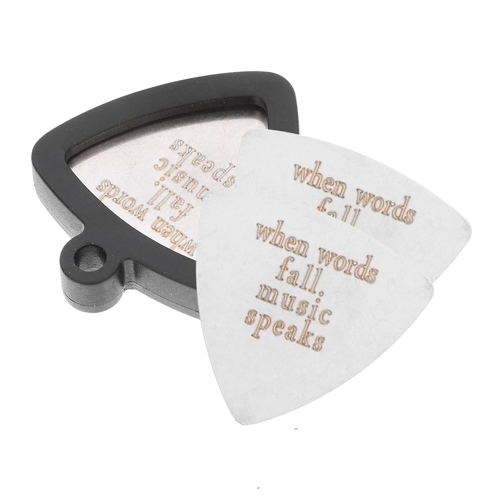 3 Pcs Guitar Picks Ukulele Metal Thick Electric Silica Gel Accessories Kit Comfortable Lightweight Finger
3 Pcs Guitar Picks Ukulele Metal Thick Electric Silica Gel Accessories Kit Comfortable Lightweight Finger