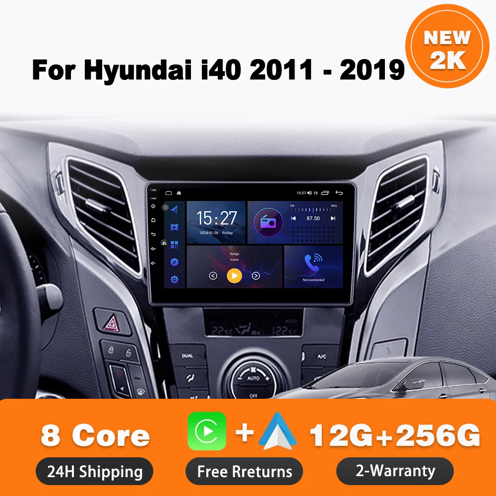 Car Radio Android 14 For Hyundai i40 2011 - 2019 Multimedia Play Navigation GPS Wireless 4G WIFI Touch Screen Autoradio dvd
Car Radio Android 14 For Hyundai i40 2011 - 2019 Multimedia Play Navigation GPS Wireless 4G WIFI Touch Screen Autoradio dvd
