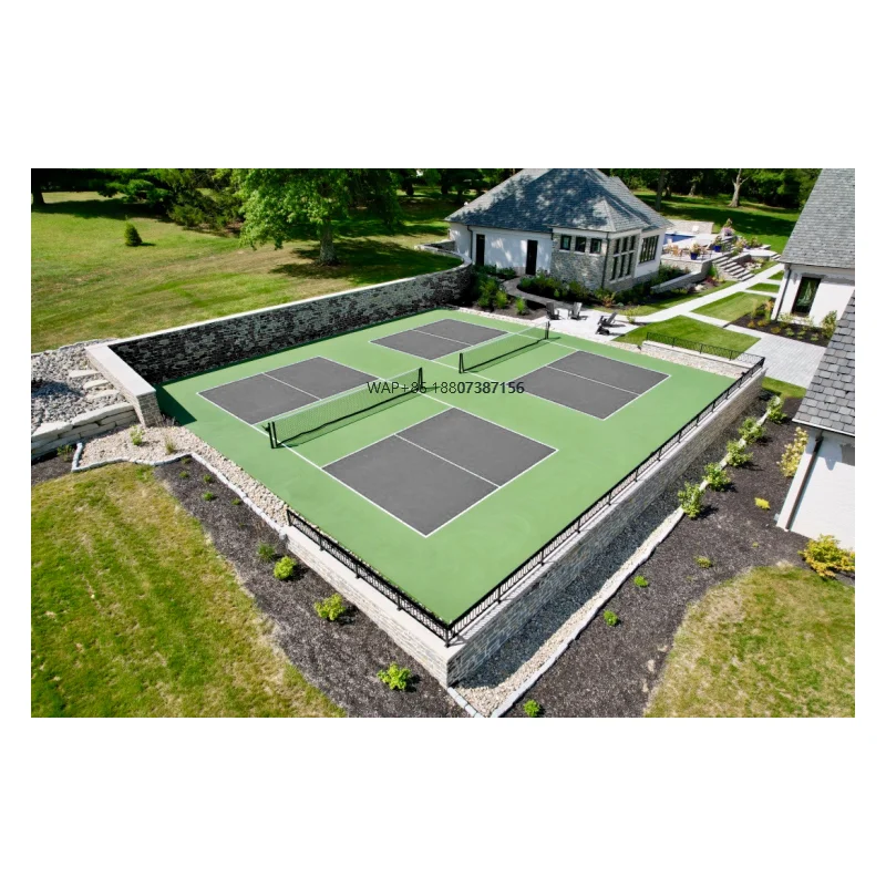 Interlocking Pickleball Courts Mat Anti-Bacterial Anti-Slip Shock Absorption All-Weather Portable Pickleball Court Flooring
Interlocking Pickleball Courts Mat Anti-Bacterial Anti-Slip Shock Absorption All-Weather Portable Pickleball Court Flooring