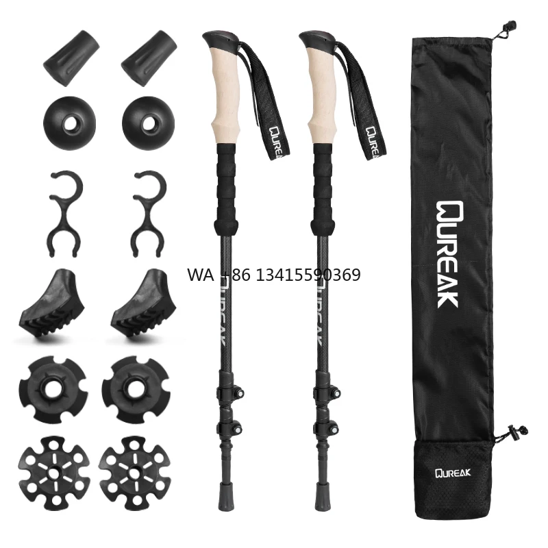 Outdoor Custom logo 3-section Lightweight Carbon Fiber Adjustable Telescopic Nordic Aluminum Walking Hiking Trekking Stick Poles
Outdoor Custom logo 3-section Lightweight Carbon Fiber Adjustable Telescopic Nordic Aluminum Walking Hiking Trekking Stick Poles