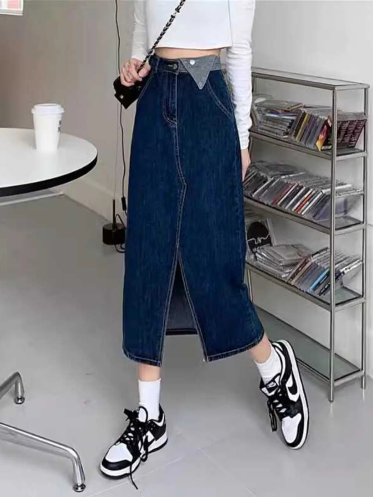 Blue A-Line Skirt for Women Spring Summer plus Size Pear Shape Body Design Sense Small Audience Fat MM Skirts
Blue A-Line Skirt for Women Spring Summer plus Size Pear Shape Body Design Sense Small Audience Fat MM Skirts