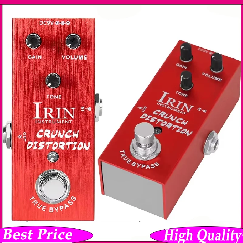 IRIN AN-05 Electric Guitar British Old Rock Distortion Effector Matte Texture Sound Quality Lossless Guitar Parts Portable
IRIN AN-05 Electric Guitar British Old Rock Distortion Effector Matte Texture Sound Quality Lossless Guitar Parts Portable