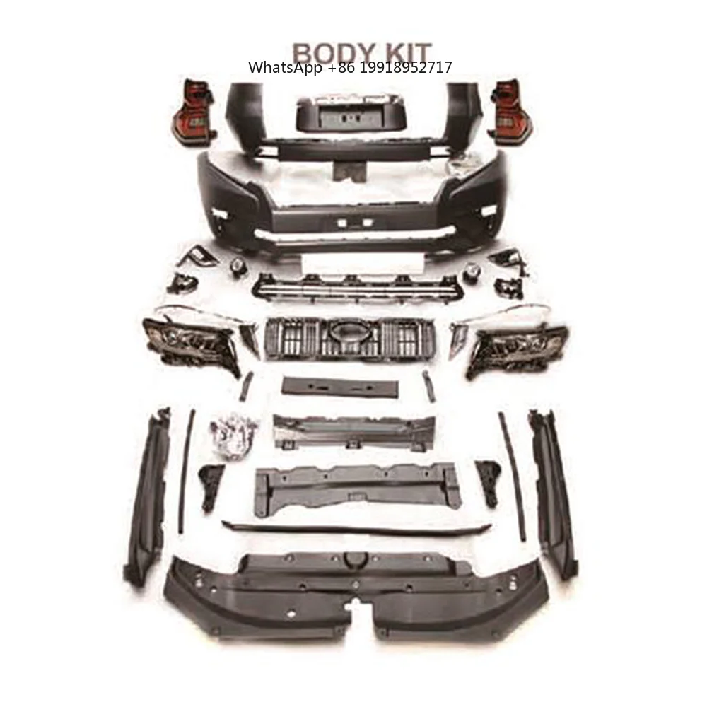 Car Body Kit for Land Cruiser Prado 2010-2017 Update 2018 TRD Front and Rear Bumper Body Kits for Prado 2018 JJ345
Car Body Kit for Land Cruiser Prado 2010-2017 Update 2018 TRD Front and Rear Bumper Body Kits for Prado 2018 JJ345