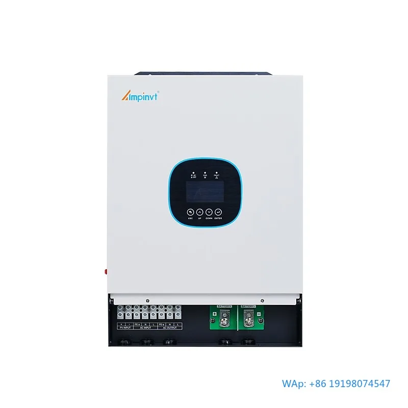 48V 5000W 120V US Standard Hybrid Solar Inverter 100A MPPT BMS Supported for Motor Generator
48V 5000W 120V US Standard Hybrid Solar Inverter 100A MPPT BMS Supported for Motor Generator