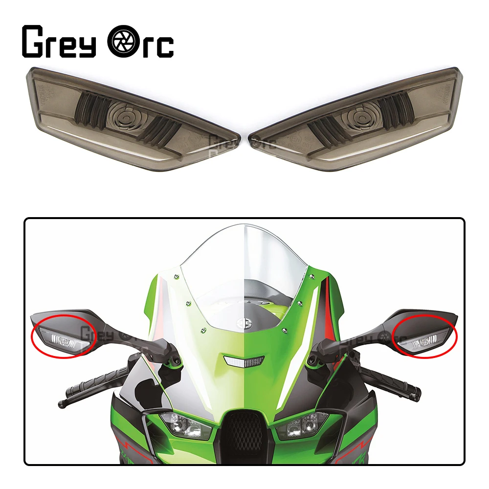 2 Pcs Turn Lights Side Mirrors Turn Signal Lamp Cover For For Kawasaki Ninja ZX-10R ZX10R ZX 10R 2019 2020 2021 Rearview Mirror
2 Pcs Turn Lights Side Mirrors Turn Signal Lamp Cover For For Kawasaki Ninja ZX-10R ZX10R ZX 10R 2019 2020 2021 Rearview Mirror