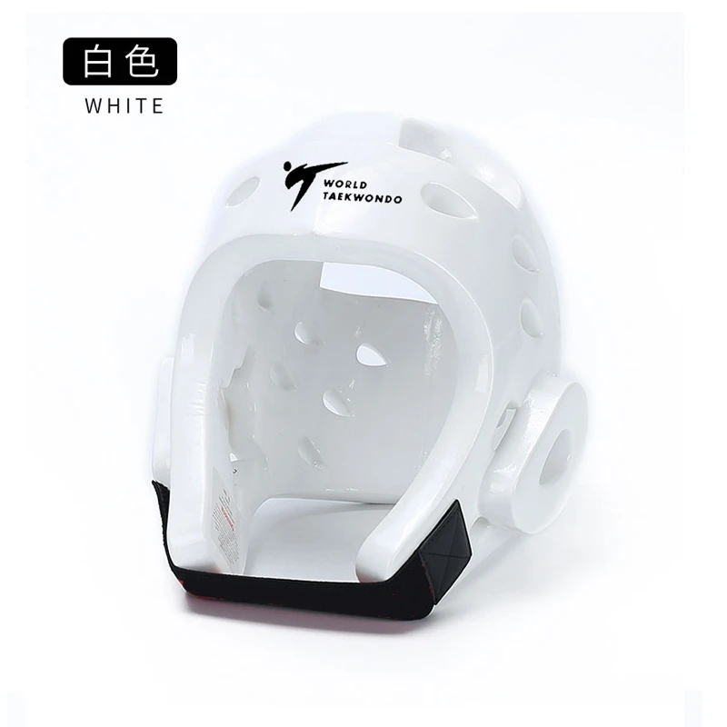 White Taekwondo Helmet Red Black BLue Headgear Face Mask Karate Kick Boxing Head Guard for Kids Adult Logo Customized Quality
White Taekwondo Helmet Red Black BLue Headgear Face Mask Karate Kick Boxing Head Guard for Kids Adult Logo Customized Quality