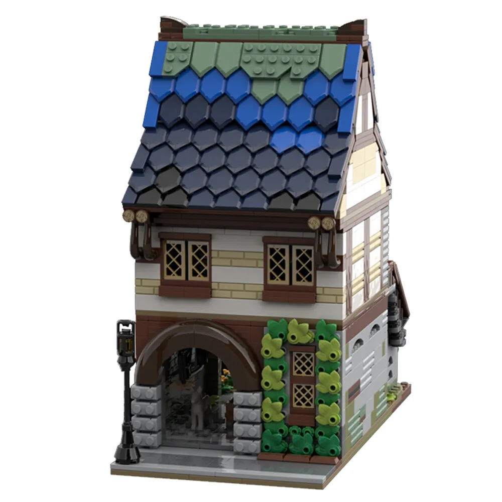MOC-106058 Medieval Armory with Interior Modular Building for Castle 1481 Parts
MOC-106058 Medieval Armory with Interior Modular Building for Castle 1481 Parts