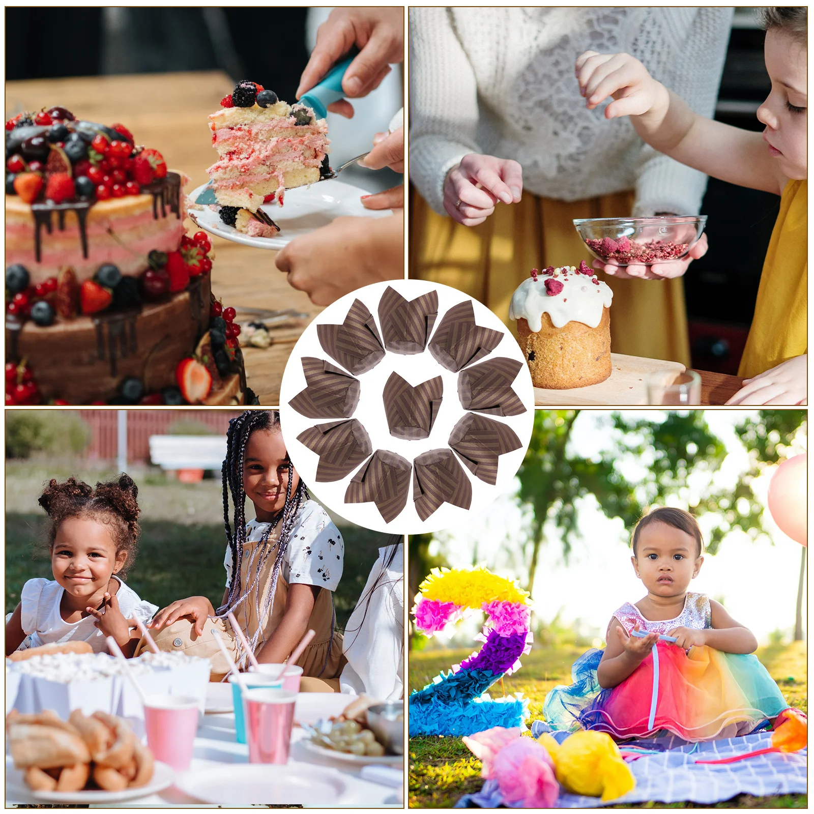 250 Pcs Cake Cups Paper Muffin Baking Cupcake Liners Pastry Tulip Food Grade Greaseproof Holders Travel
250 Pcs Cake Cups Paper Muffin Baking Cupcake Liners Pastry Tulip Food Grade Greaseproof Holders Travel
