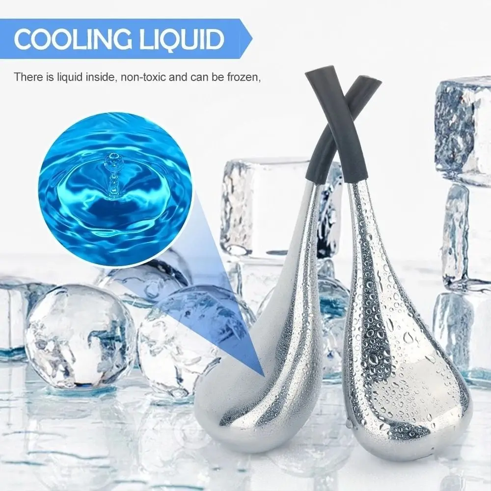 Ice Globes Freeze Steel Ice Globes Cryo Sticks Ergonomics Cold Release Wrinkle Face Roller Stainless Steel Facial Massager
Ice Globes Freeze Steel Ice Globes Cryo Sticks Ergonomics Cold Release Wrinkle Face Roller Stainless Steel Facial Massager