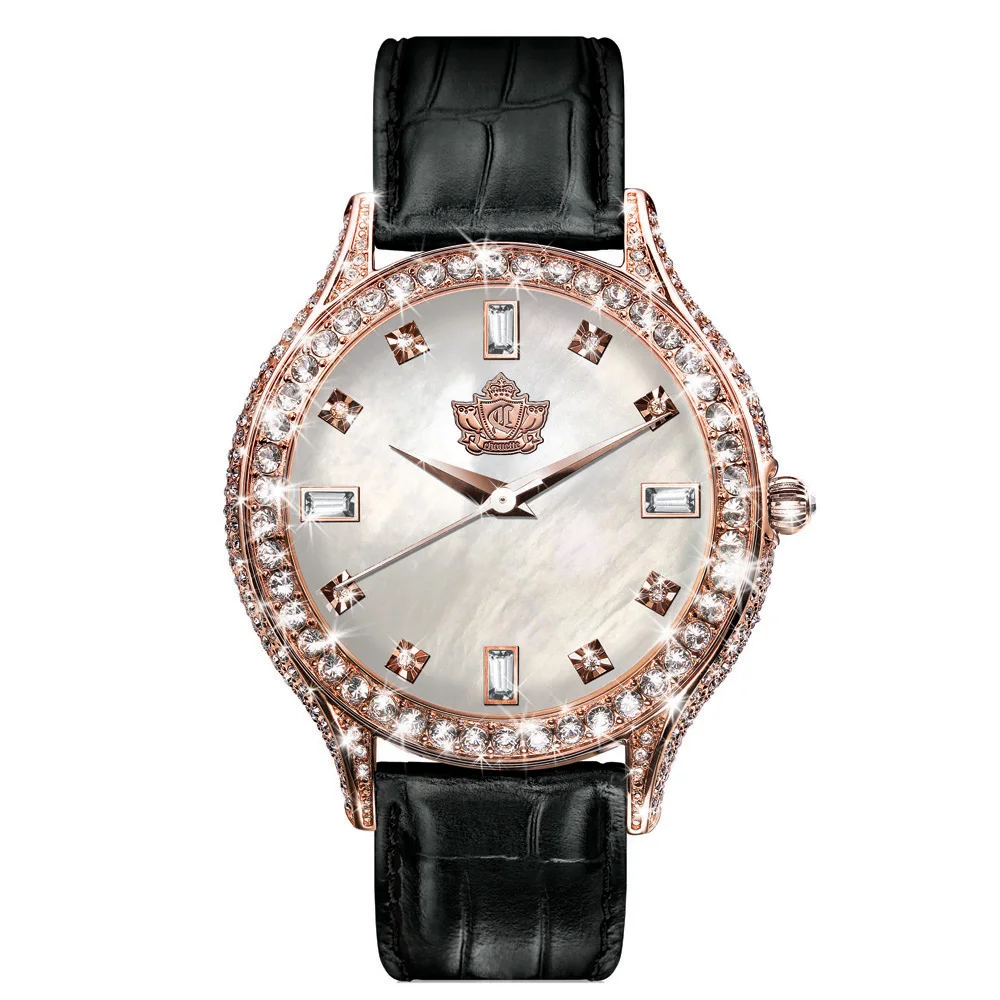 Fashion Large Dial Watch Pointer Quartz Rose Gold Watch Waterproof Genuine Leather Fashion Women's Wrist Watch
Fashion Large Dial Watch Pointer Quartz Rose Gold Watch Waterproof Genuine Leather Fashion Women's Wrist Watch