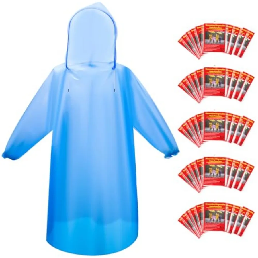 and and Disposable Rain Ponchos for Adults/Youth, Waterproof PE Raincoats with Drawstring, Camping/Emergency
and and Disposable Rain Ponchos for Adults/Youth, Waterproof PE Raincoats with Drawstring, Camping/Emergency