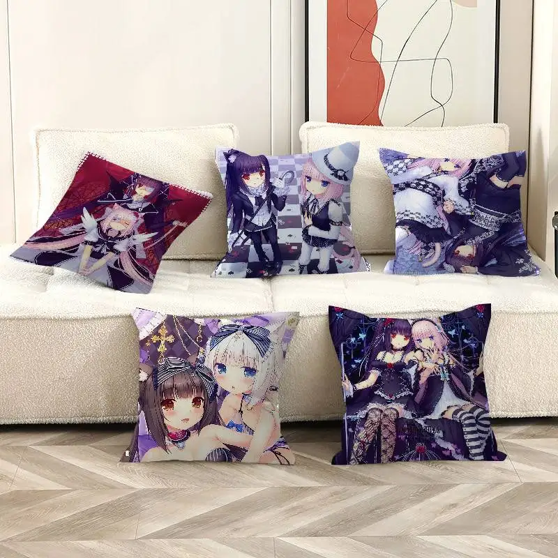 Наволочка с мультяшным дизайном Nekopara Maple, декоративная наволочка для подушки, украшение для осеннего праздника, праздничный декор
Наволочка с мультяшным дизайном Nekopara Maple, декоративная наволочка для подушки, украшение для осеннего праздника, праздничный декор