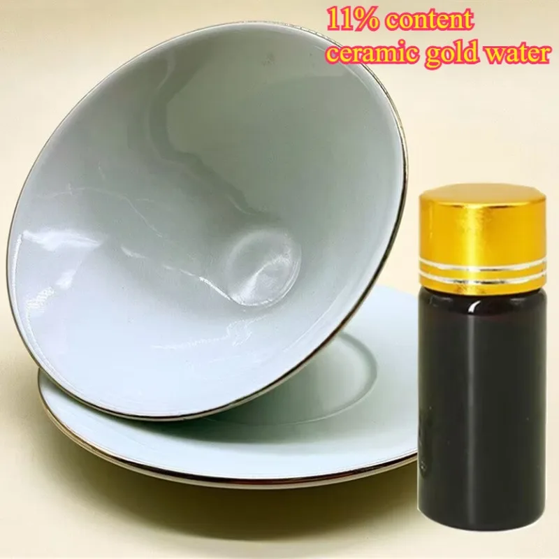 10g Content 11% Ceramic Gold Water Porcelain Enamel Metal Paint DIY Creative Art Handicrafts Painting Edge Point Gold Liquid
10g Content 11% Ceramic Gold Water Porcelain Enamel Metal Paint DIY Creative Art Handicrafts Painting Edge Point Gold Liquid